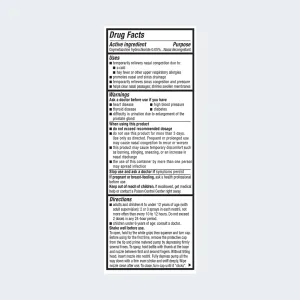 Sinus-Max® Severe Nasal Congestion Relief Clear & Cool